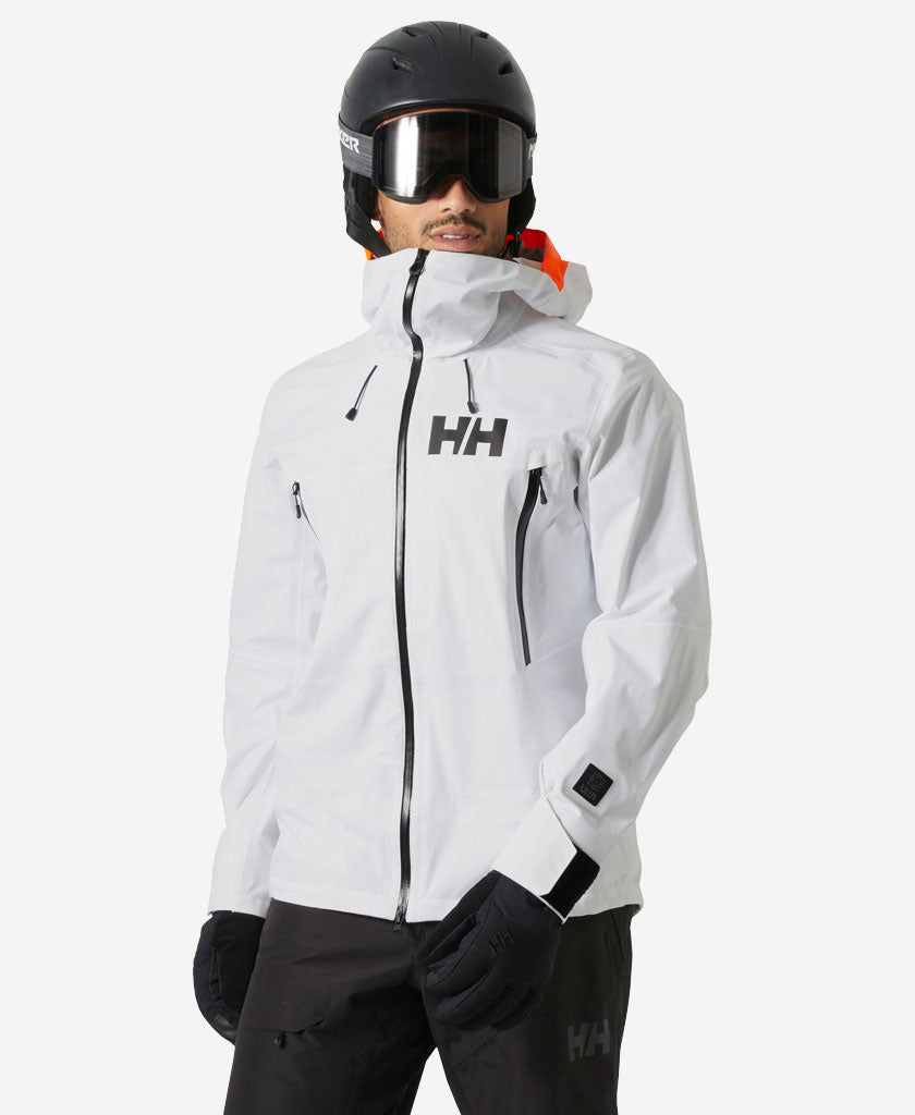 Image of Coats & Jackets. Product name - SOGN SHELL 2.0 JACKET, White in White colour by brand - Helly Hansen