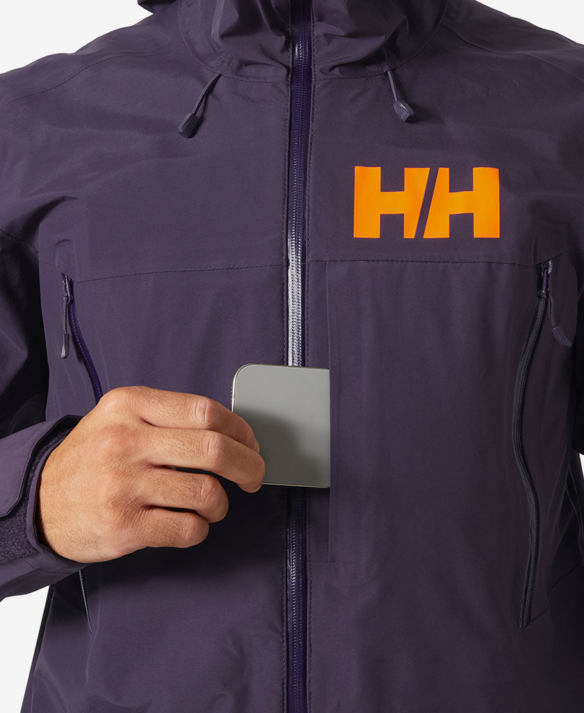 Helly Hansen SOGN SHELL 2.0 JACKET (Black Grape)