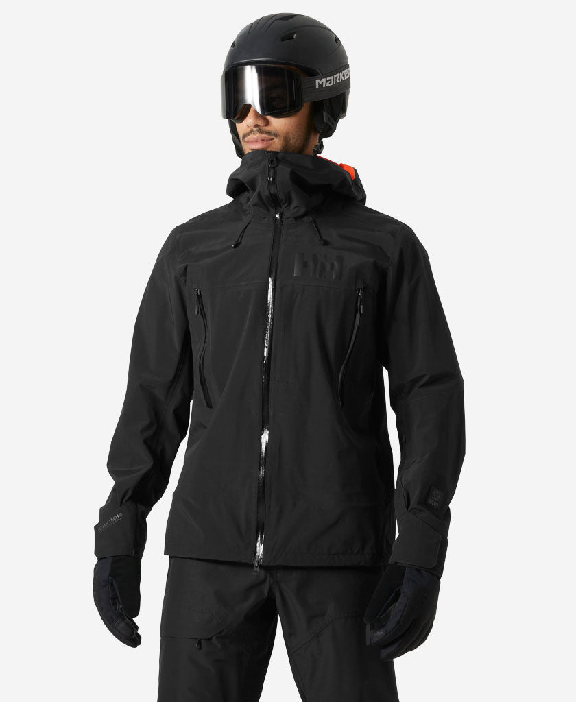 Image of Coats & Jackets. Product name - SOGN SHELL 2.0 JACKET, Black in Black colour by brand - Helly Hansen