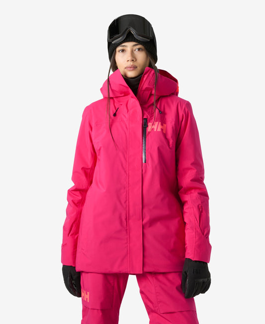 Image of Coats & Jackets. Product name - W POWSHOT JACKET, Cranberry in Cranberry colour by brand - Helly Hansen
