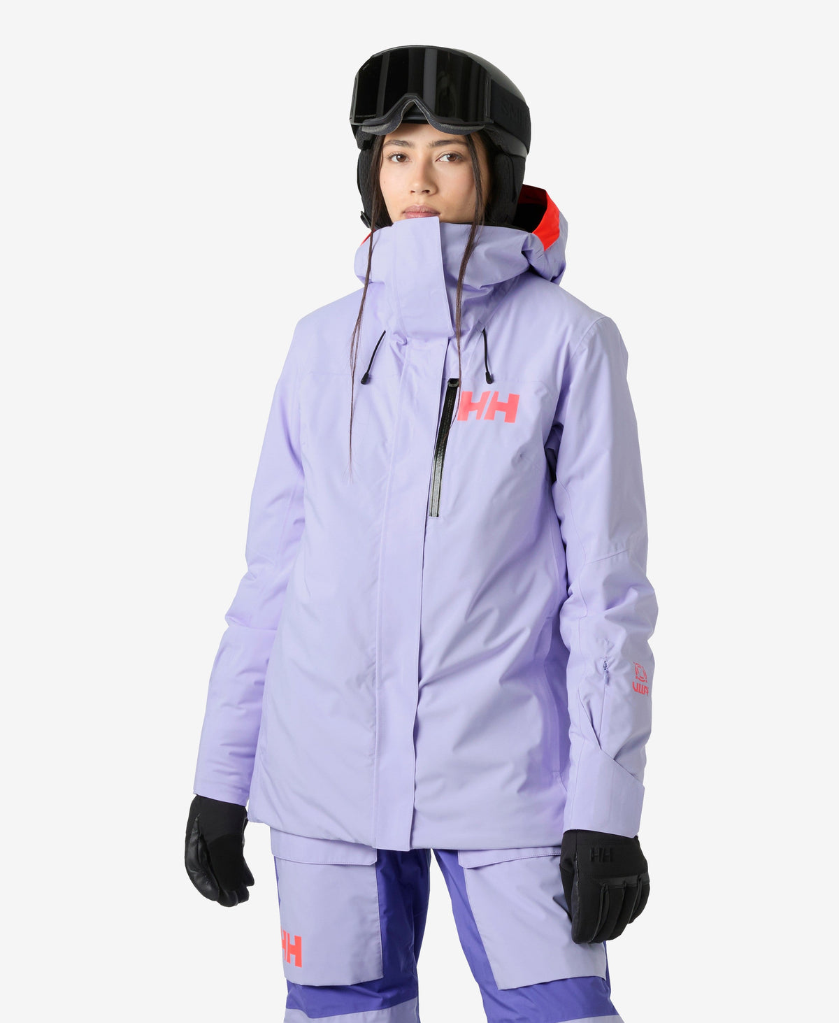 Image of Coats & Jackets. Product name - W POWSHOT JACKET, Bright Lavender in Bright Lavender colour by brand - Helly Hansen