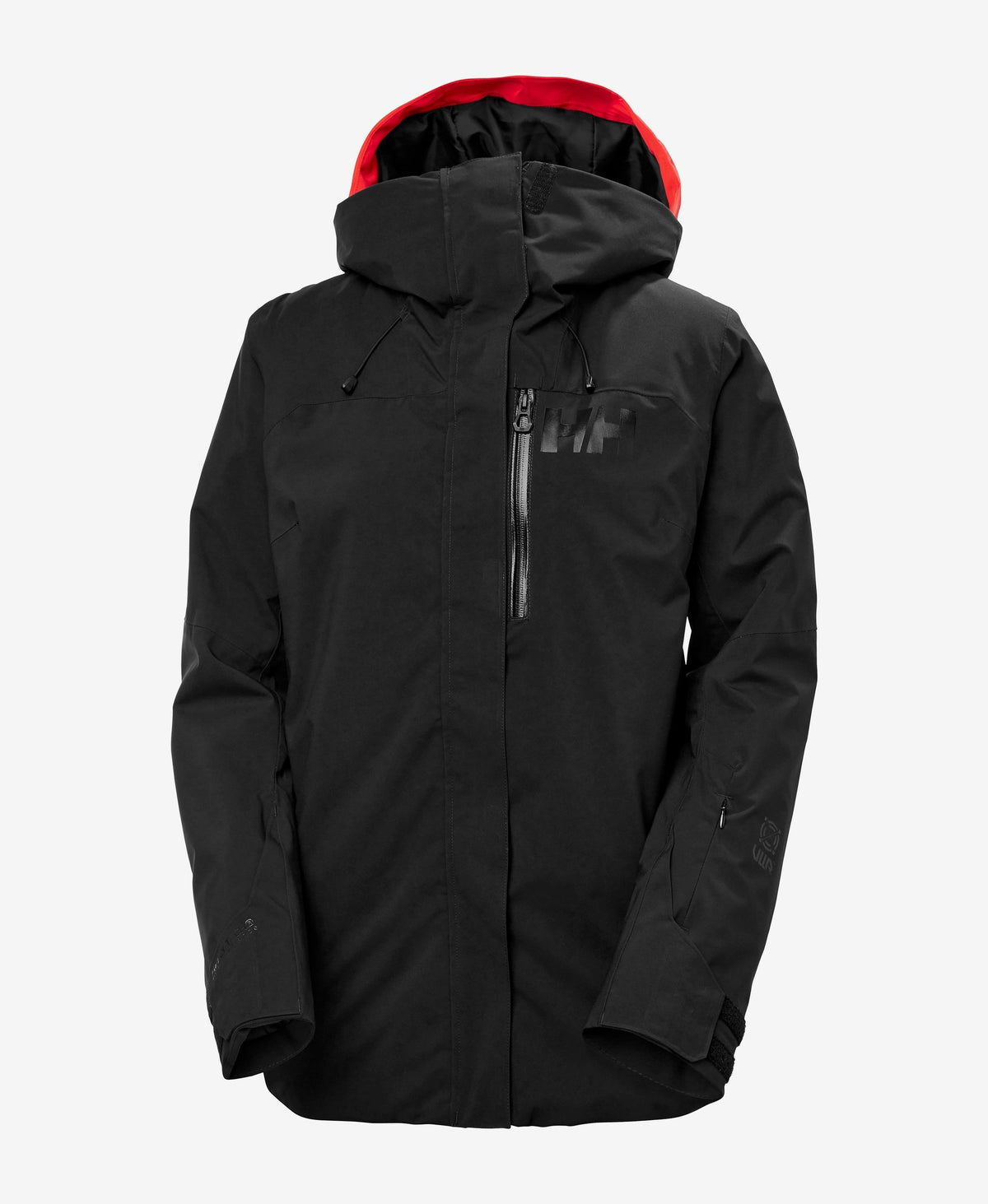Image of Coats & Jackets. Product name - W POWSHOT JACKET, Black in Black colour by brand - Helly Hansen