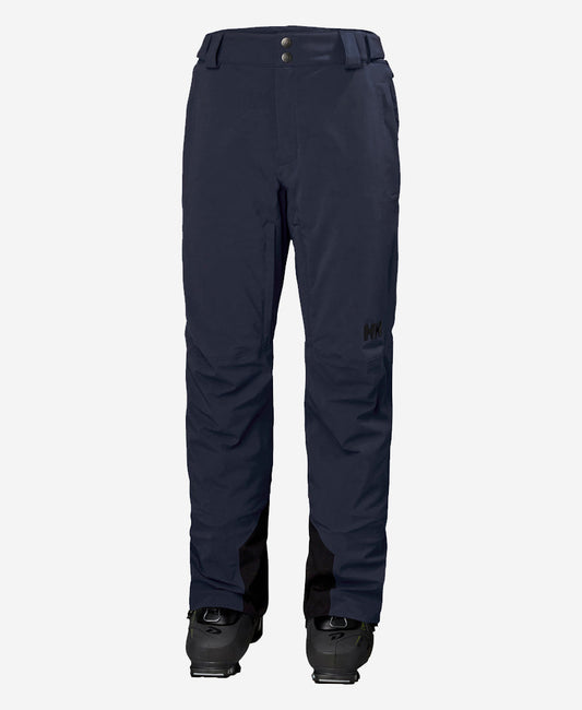 Image of a model wearing Pants. Product name - RAPID PANT, Navy in Navy colour by brand - Helly Hansen
