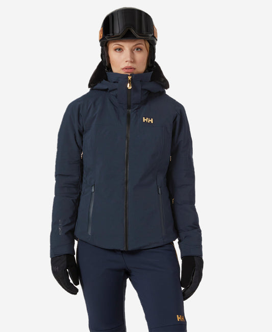 Image of Coats & Jackets. Product name - W VERBIER INFINITY JACKET, Navy in Navy colour by brand - Helly Hansen