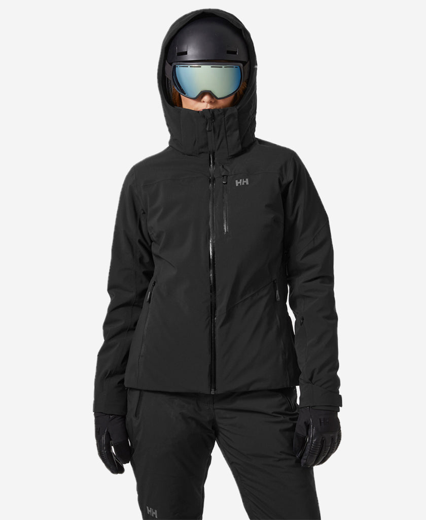 Image of Coats & Jackets. Product name - W ALPHELIA JACKET, Black in Black colour by brand - Helly Hansen