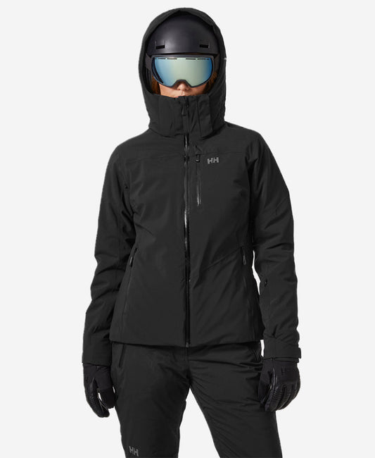 Image of Coats & Jackets. Product name - W ALPHELIA JACKET, Black in Black colour by brand - Helly Hansen