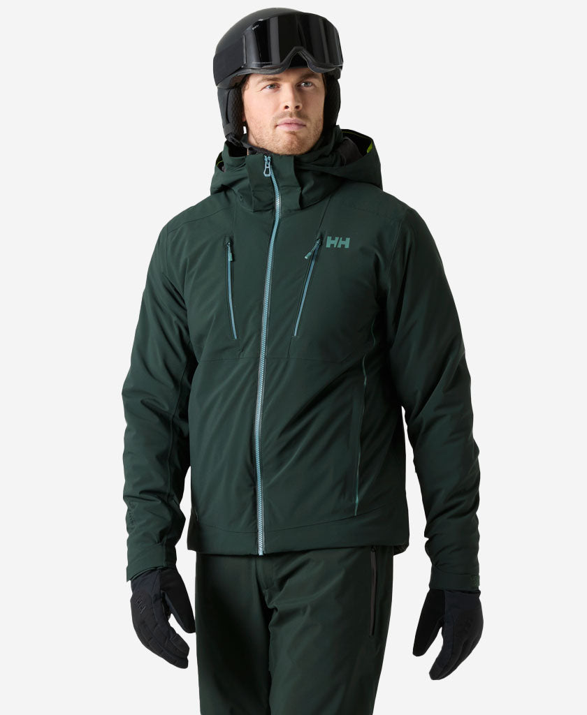 Image of Coats & Jackets. Product name - ALPHA 4.0 JACKET, Dark Jungle in Dark Jungle colour by brand - Helly Hansen