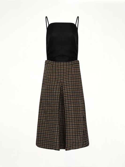 Image of Dresses. Productname: MAISON MARGIELA Check Wool Dress in GREEN colour by brand - MAISON MARGIELA