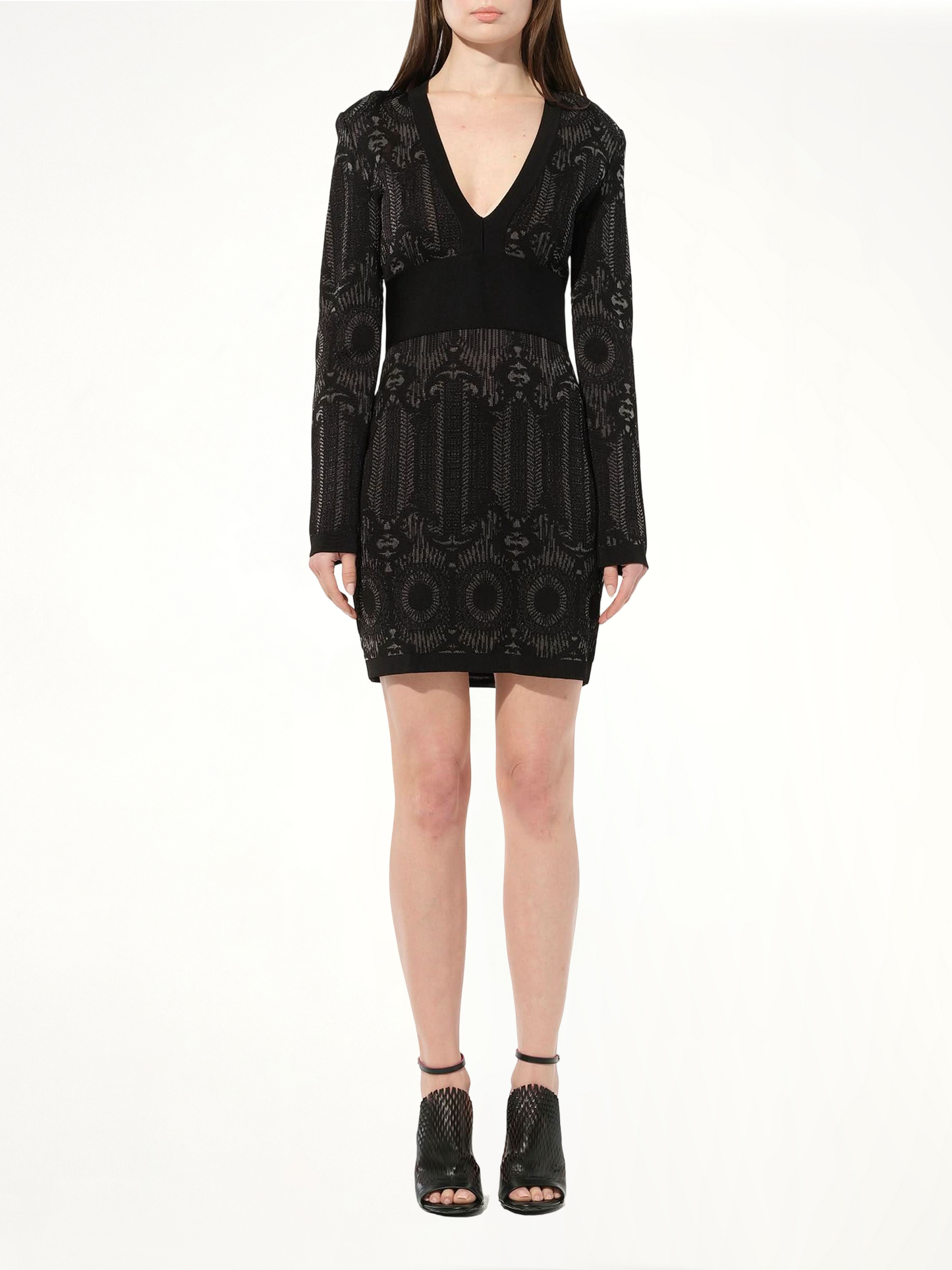 BALMAIN Maille Knit Dress (Black)