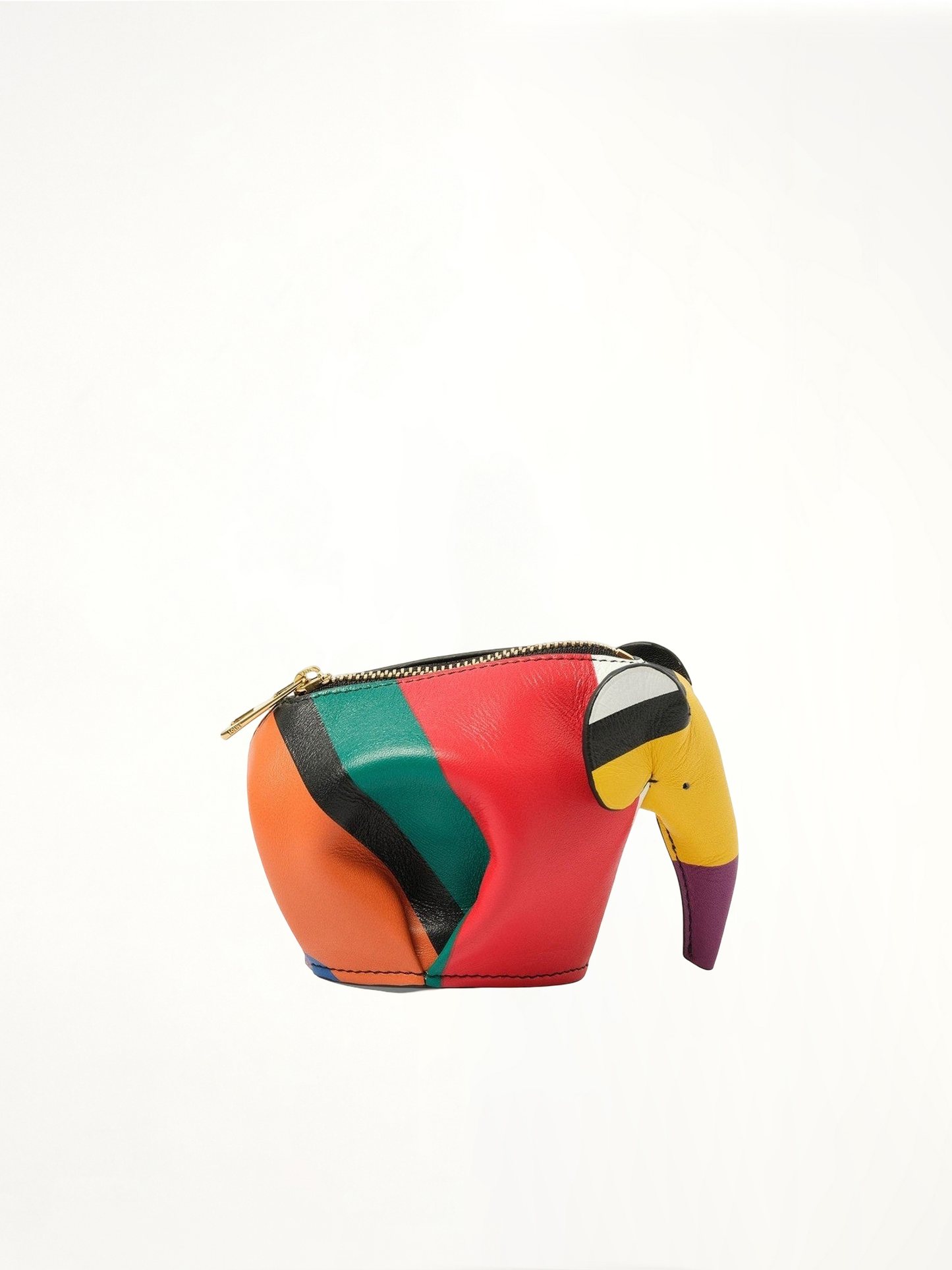 LOEWE Elephant Stripes Coin Purse (Multicolour)