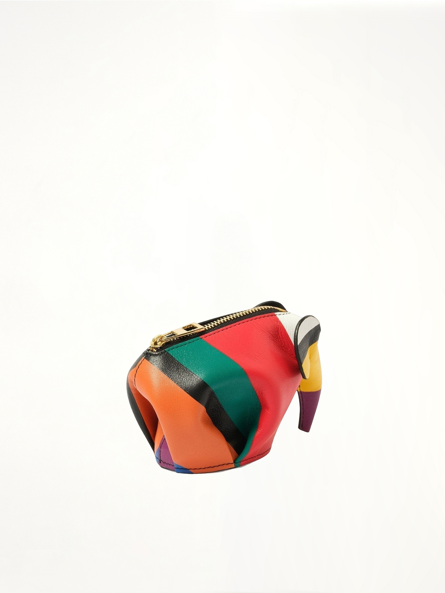 LOEWE Elephant Stripes Coin Purse (Multicolour)