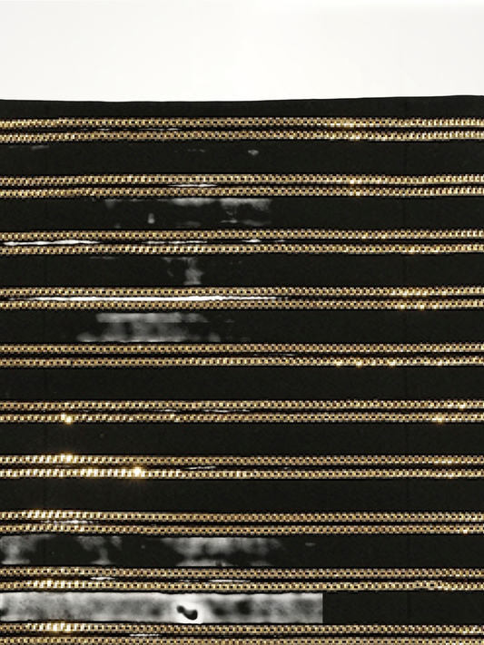 BALMAIN Chain Embellished Skirt (Black)