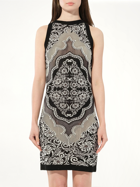 Image of Dresses. Productname: BALMAIN Knit Dress Const in BLACK colour by brand - BALMAIN