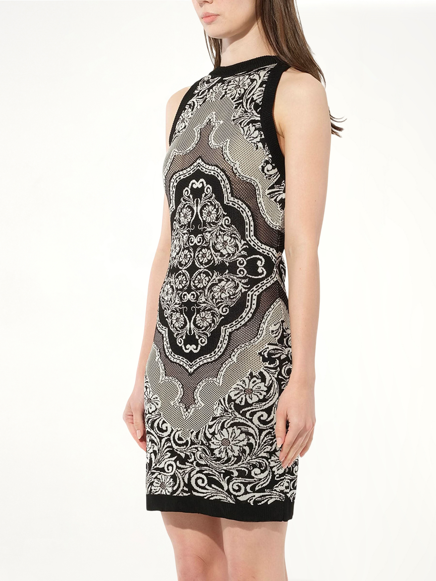 BALMAIN Knit Dress Const (Black)