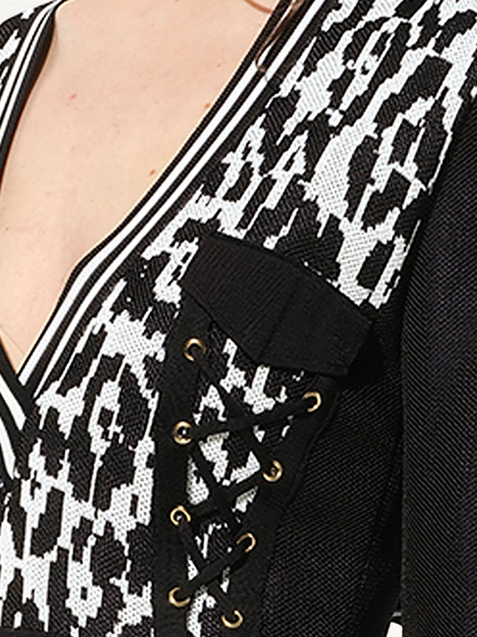 BALMAIN Knit Dress (Black)