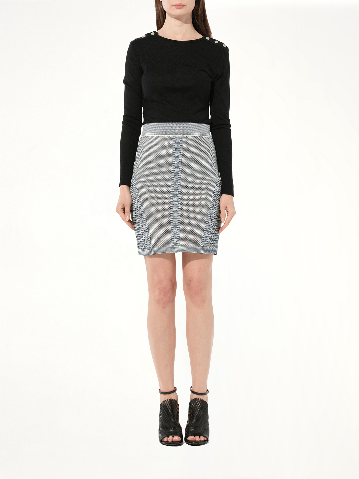 BALMAIN Skirt (Blue)