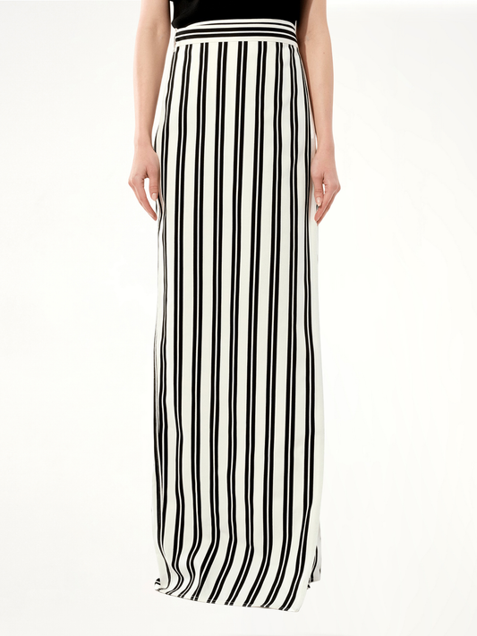 Image of a model wearing Skirts. Productname: BALENCIAGA Chilie Skirt in BLACK colour by brand - BALENCIAGA