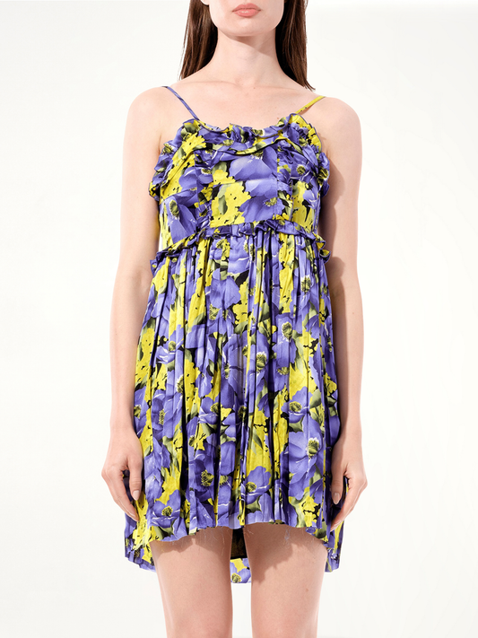 Image of Dresses. Productname: BALENCIAGA Mini Dress in YELLOW colour by brand - BALENCIAGA