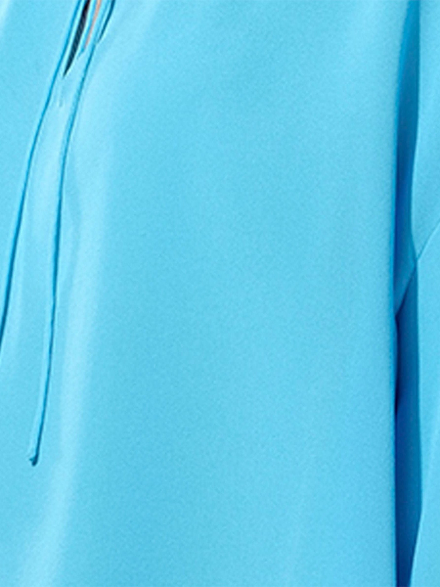 BALENCIAGA Georgette Shirt (Blue)