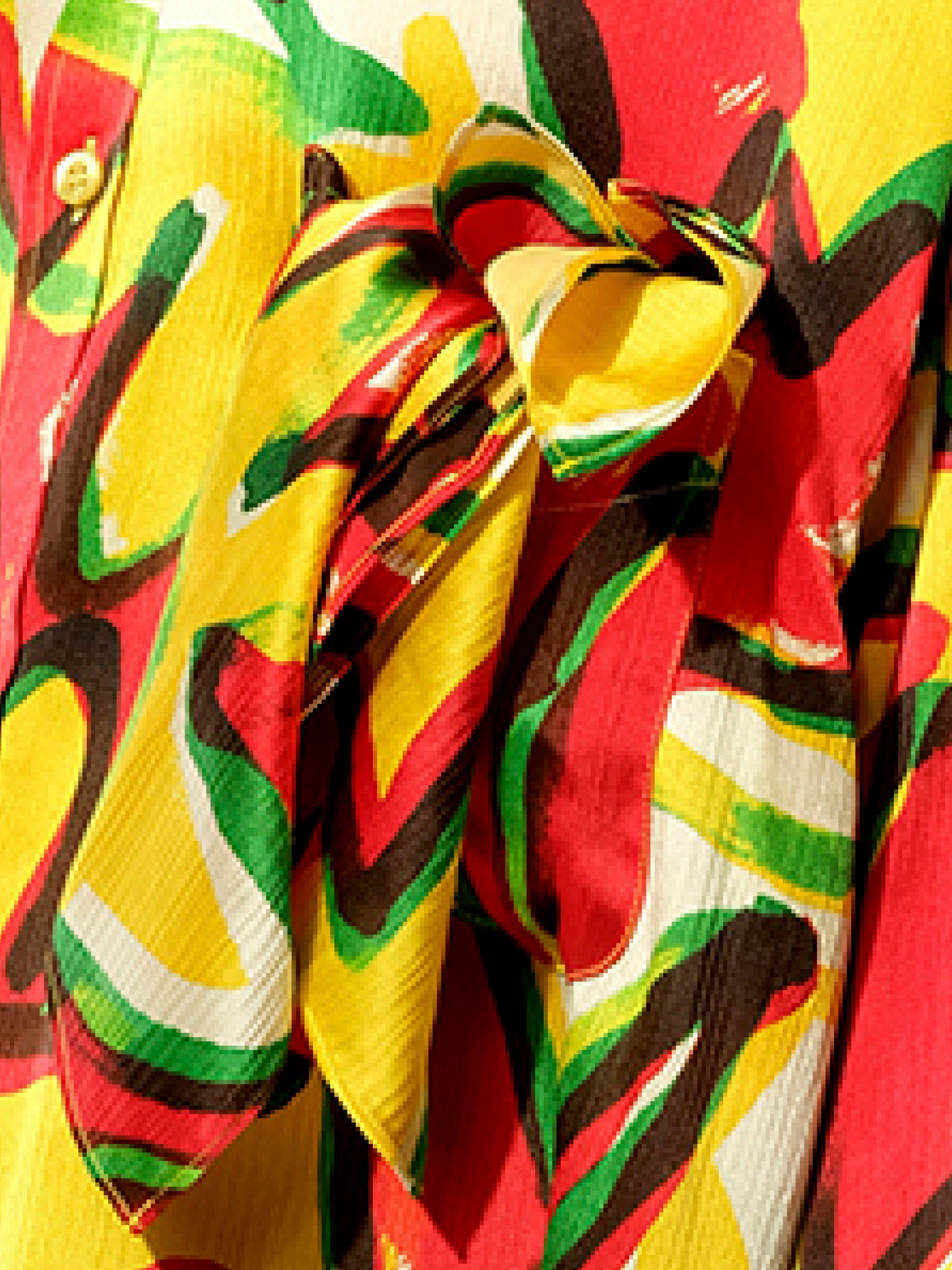 BALENCIAGA Scarf Flower Shirt (Red)