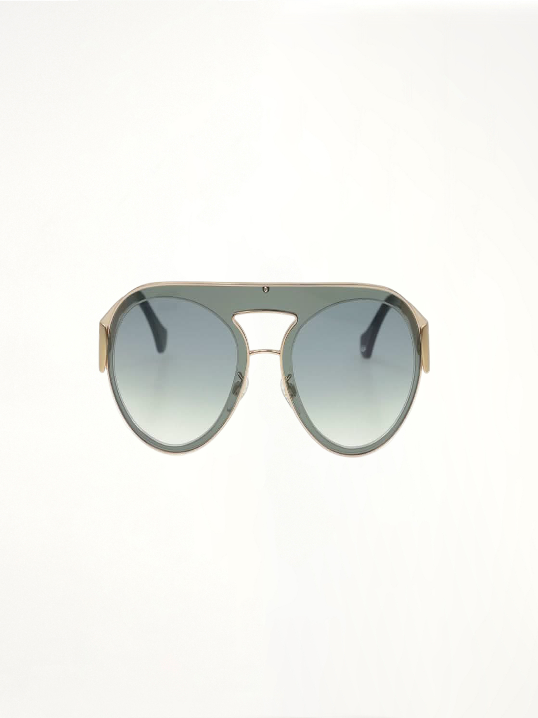 Image of Sunglasses. Productname: BALENCIAGA Curved Lenses Sunglasses in NAVY colour by brand - BALENCIAGA