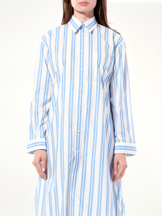 Image of Dresses. Productname: BALENCIAGA Chilie Dress in BLUE colour by brand - BALENCIAGA