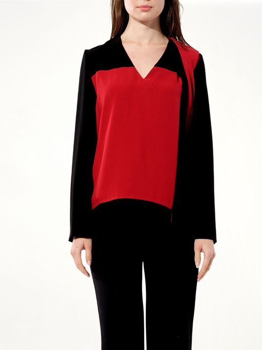 Image of a model wearing Tops. Productname: BALENCIAGA Top in MULTICOLOR colour by brand - BALENCIAGA