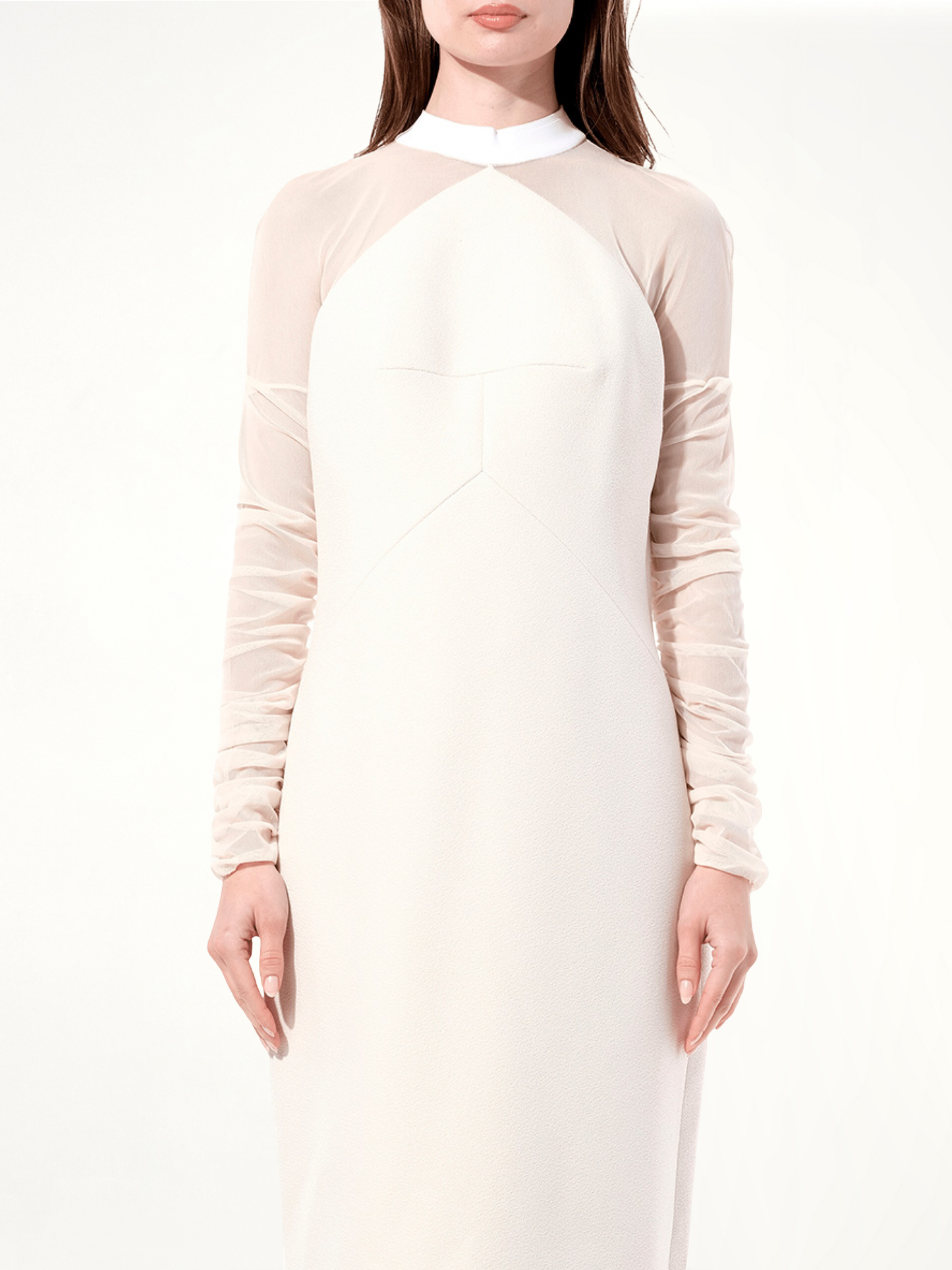 Image of Dresses. Productname: BALENCIAGA Dress in White colour by brand - BALENCIAGA