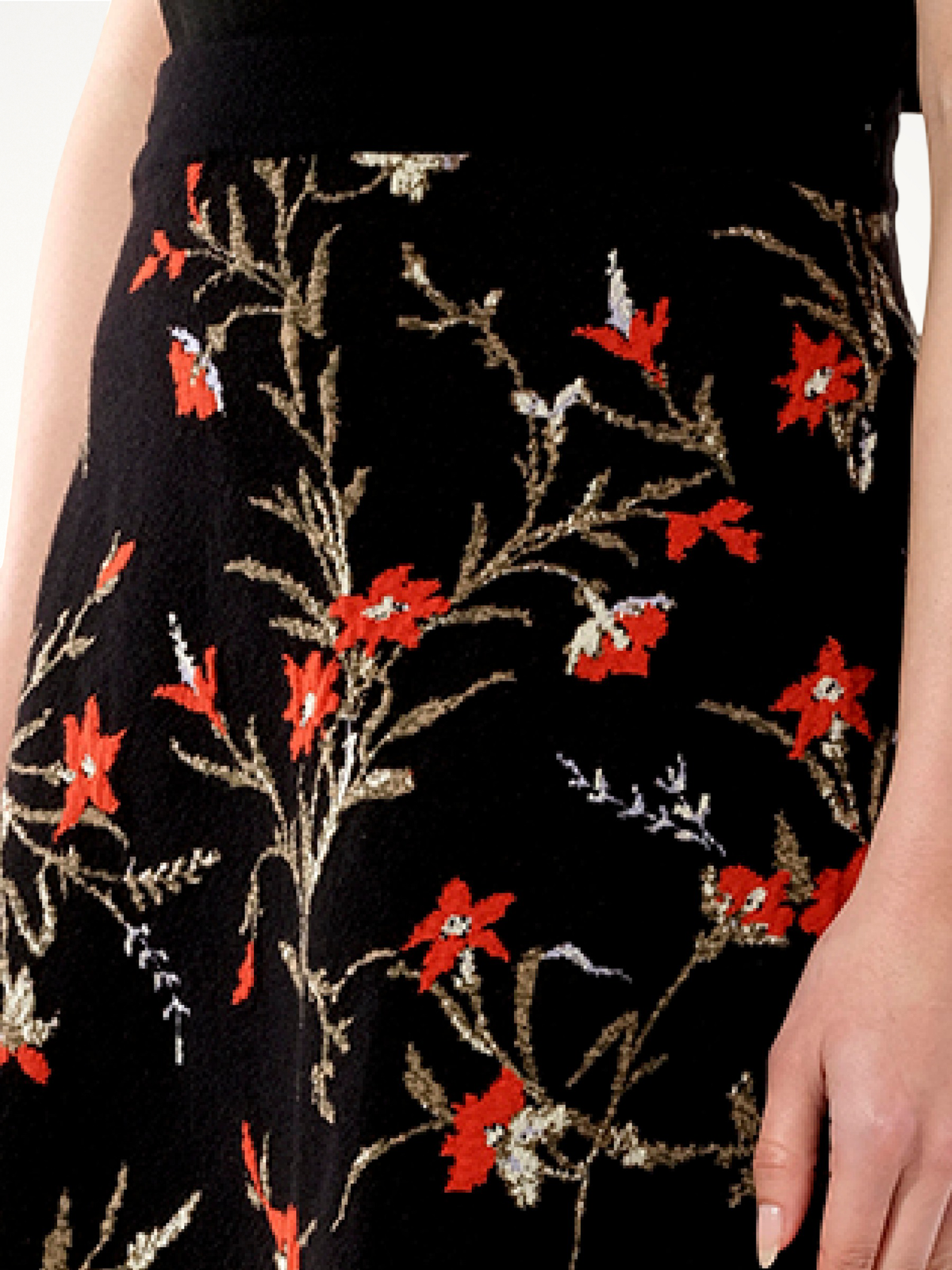BALENCIAGA Midi Skirt (Black)