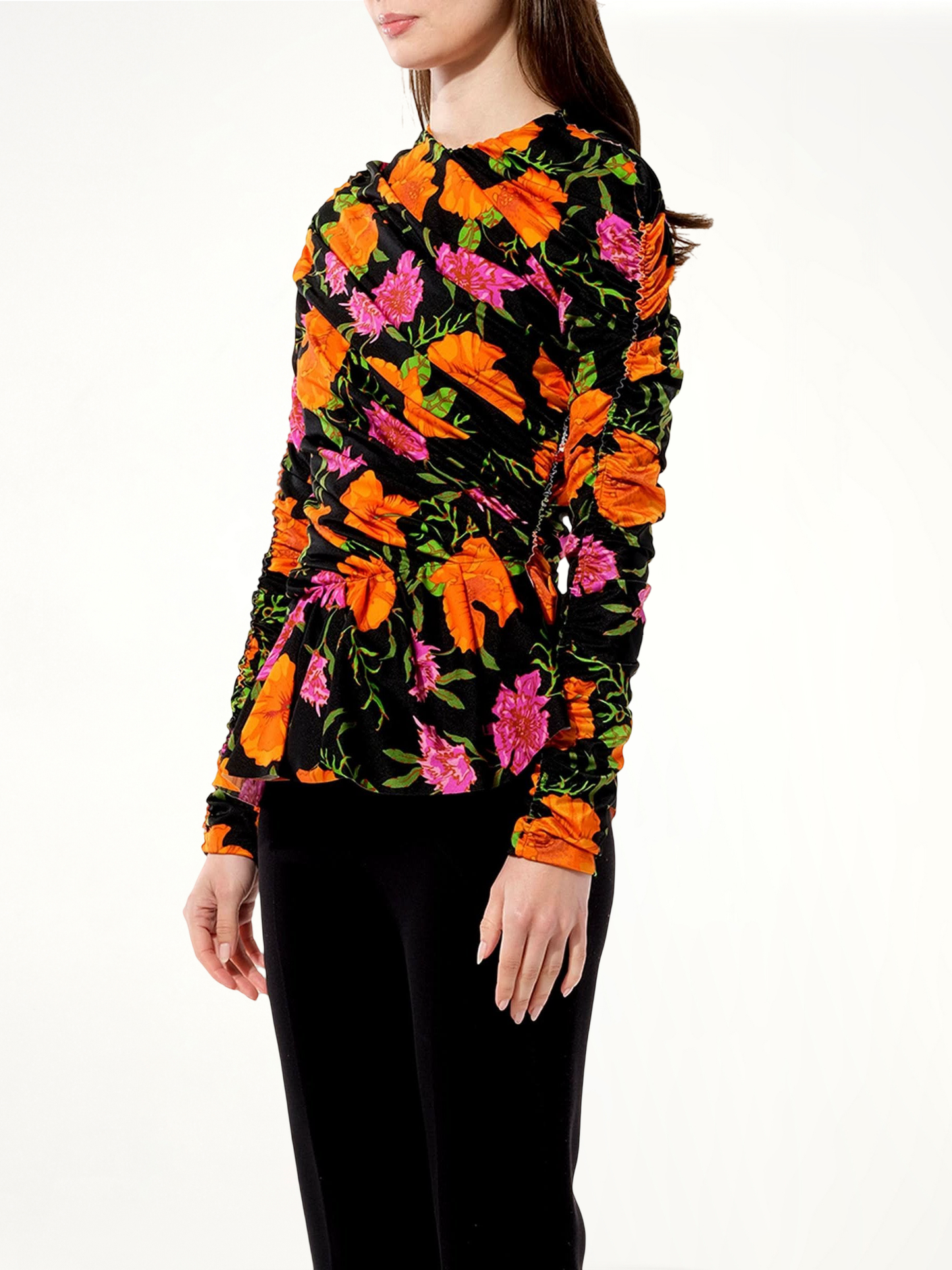 BALENCIAGA Oeillet Top (Black)