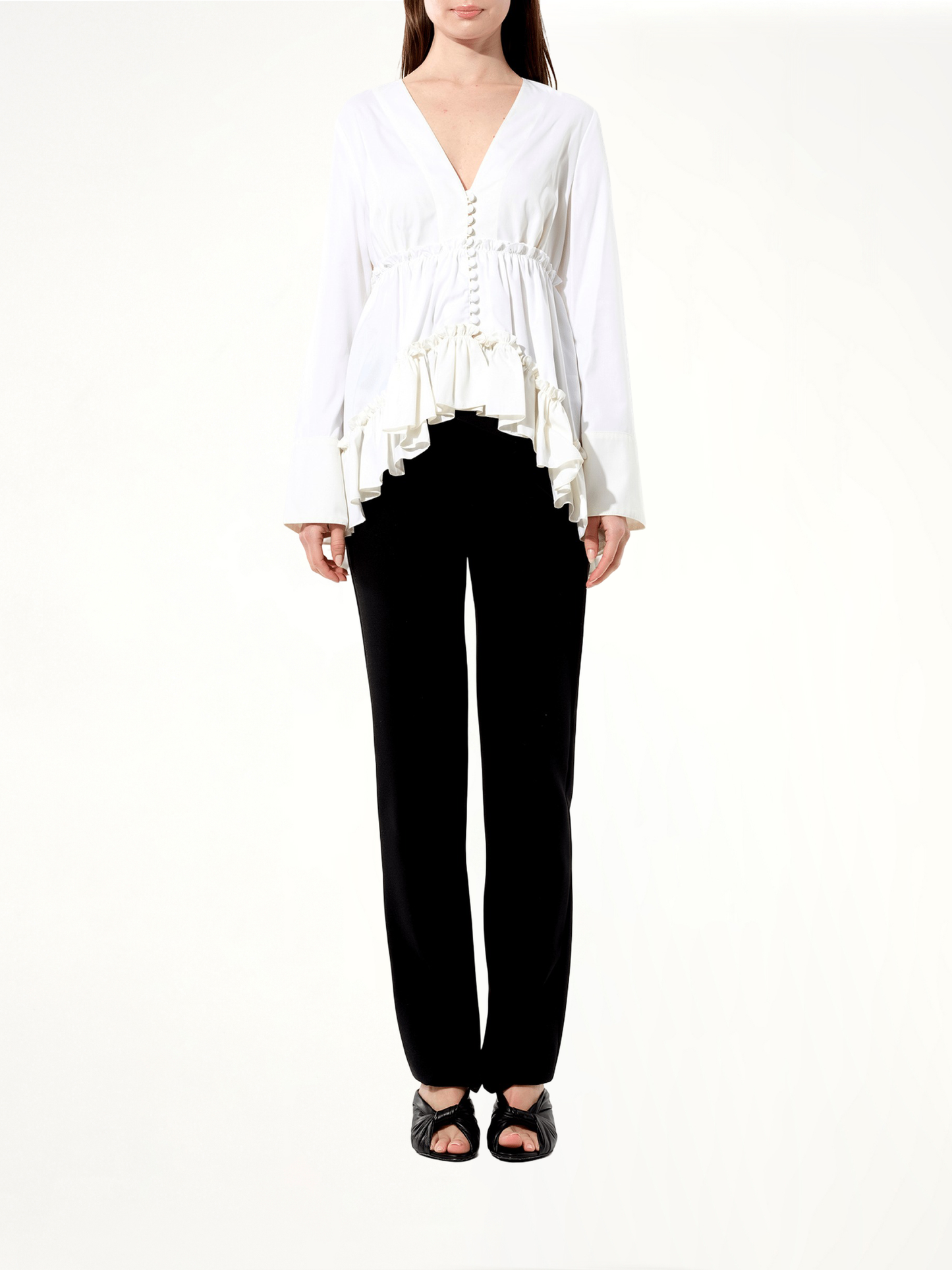 BALENCIAGA Oxford Top (White)