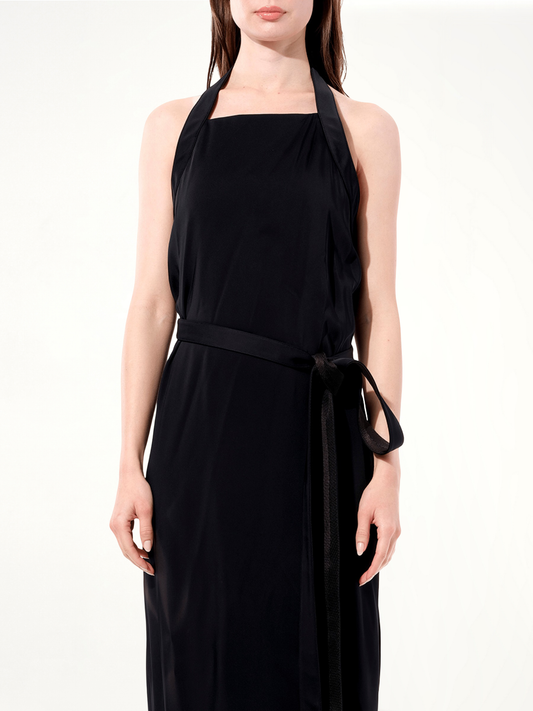 Image of Dresses. Productname: BALENCIAGA Fluide Dress in BLACK colour by brand - BALENCIAGA