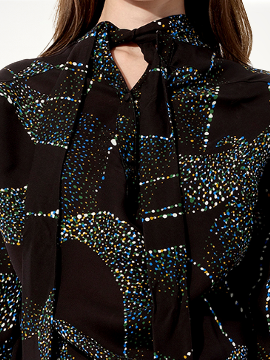 BALENCIAGA Crepe Shirt (Black)