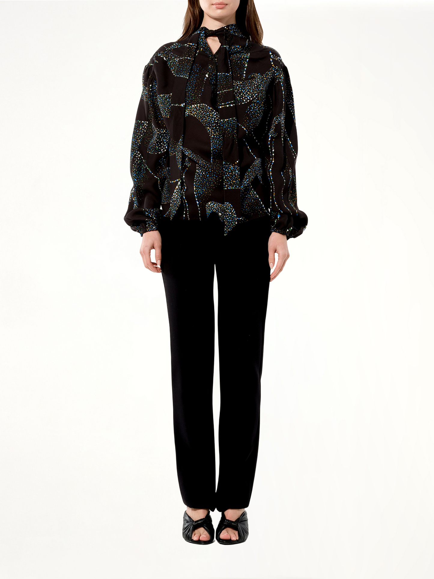 BALENCIAGA Crepe Shirt (Black)