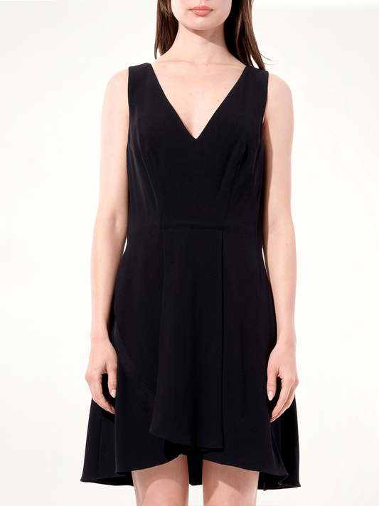 Image of Dresses. Productname: BALENCIAGA Breezy Short Sleeve Dress in BLACK colour by brand - BALENCIAGA