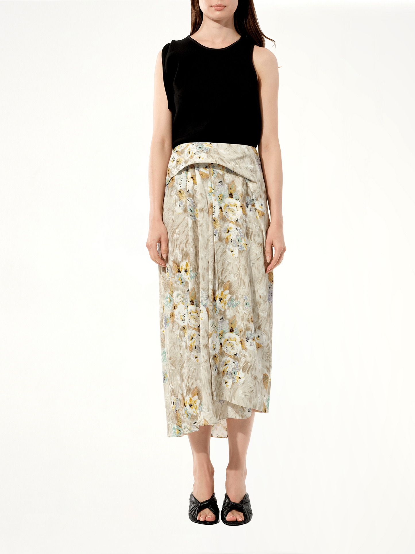 BALENCIAGA Aquarelle Skirt (Multicolor)