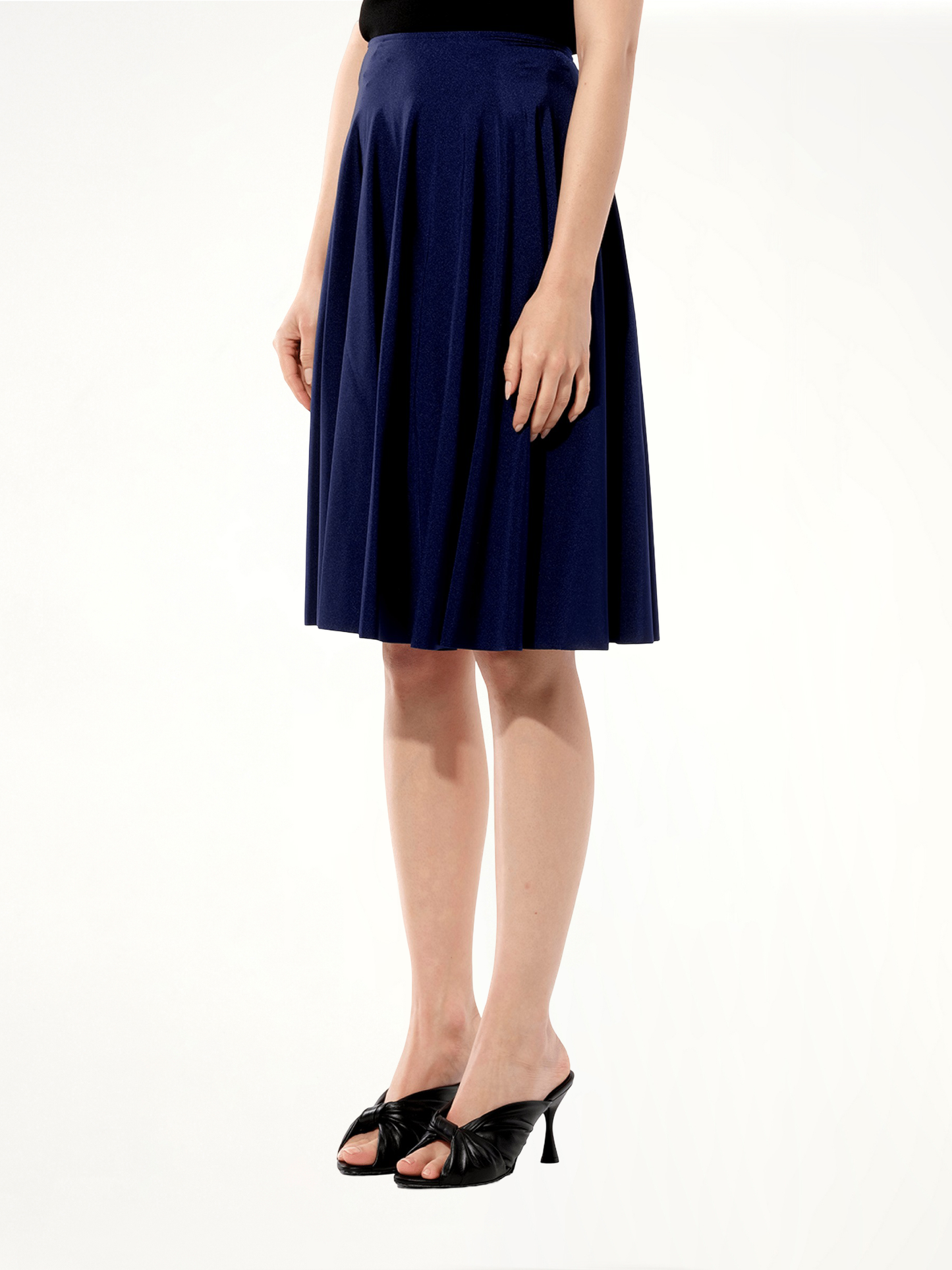 BALENCIAGA Spandex Skirt (Navy)