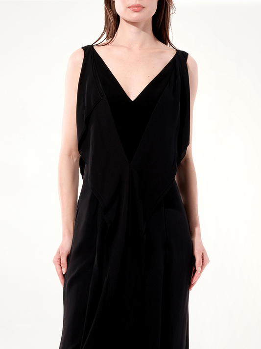 Image of Dresses. Productname: BALENCIAGA Crepe Dress in Black colour by brand - BALENCIAGA