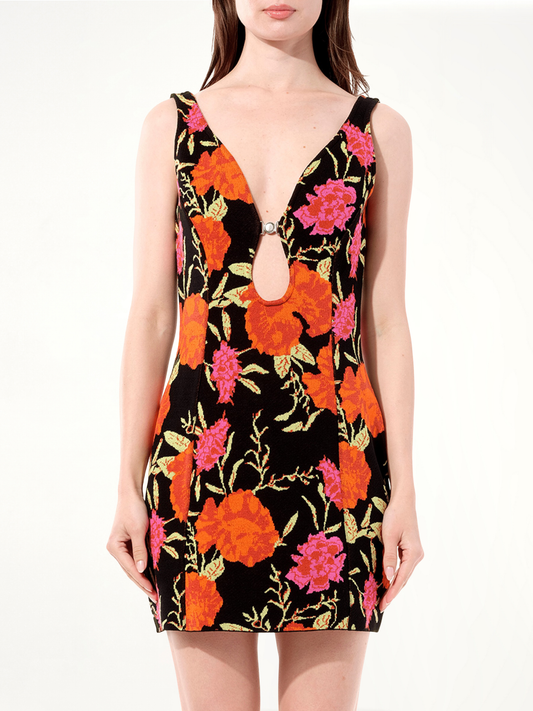 Image of Dresses. Productname: BALENCIAGA Oeillet Dress in BLACK colour by brand - BALENCIAGA