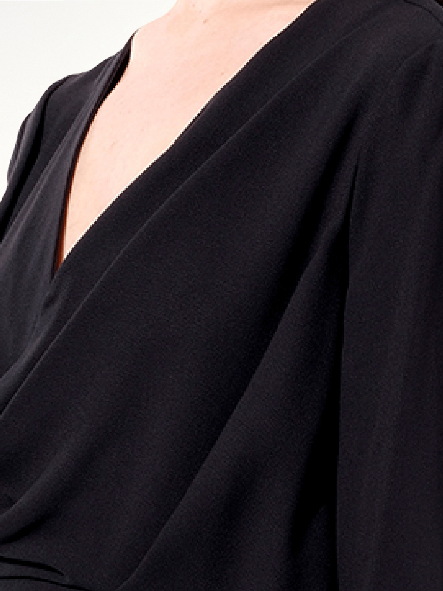 BALENCIAGA Breezy Long Sleeve Gown (Black)