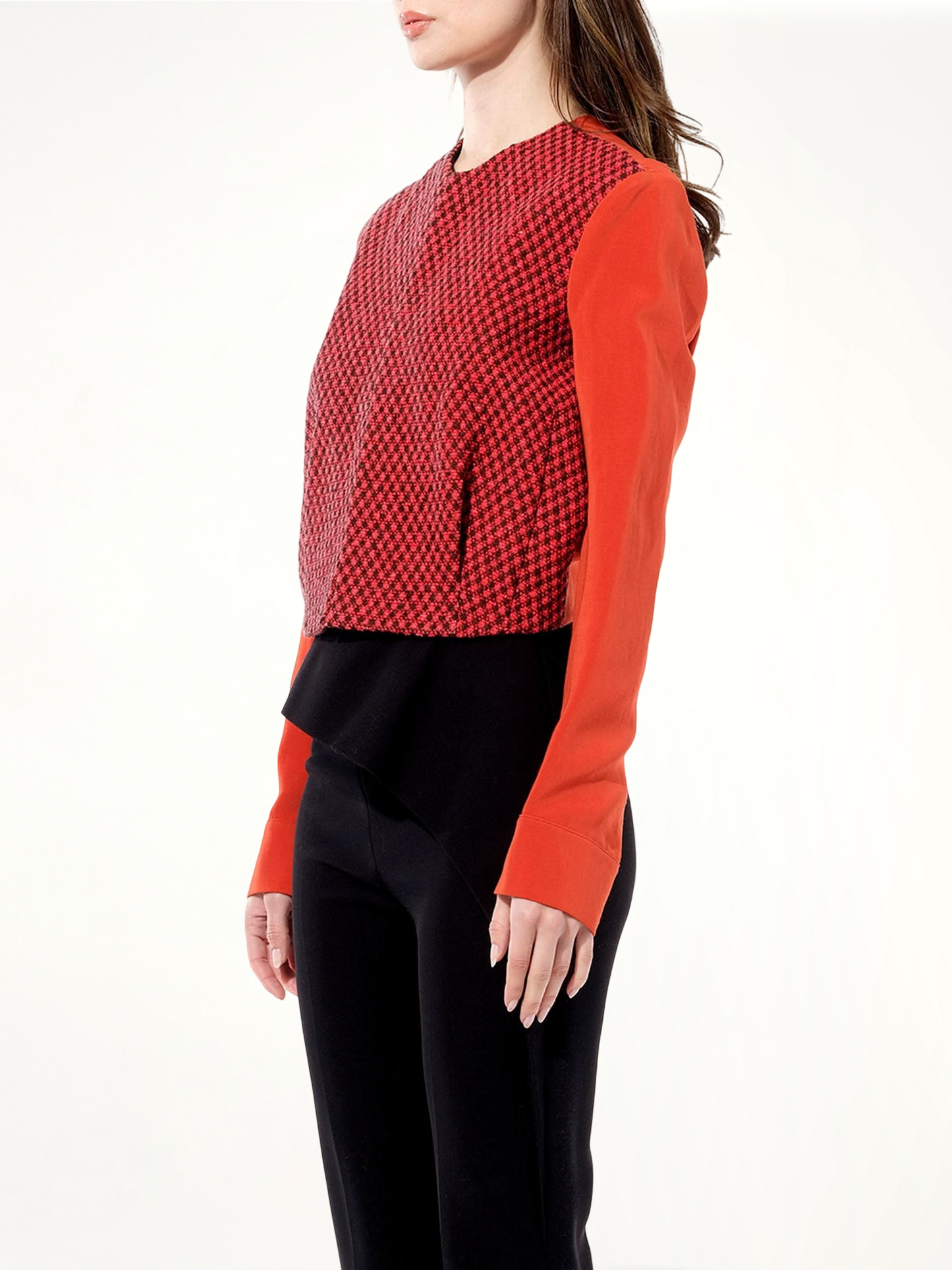 BALENCIAGA Tweed Jacket (Red)