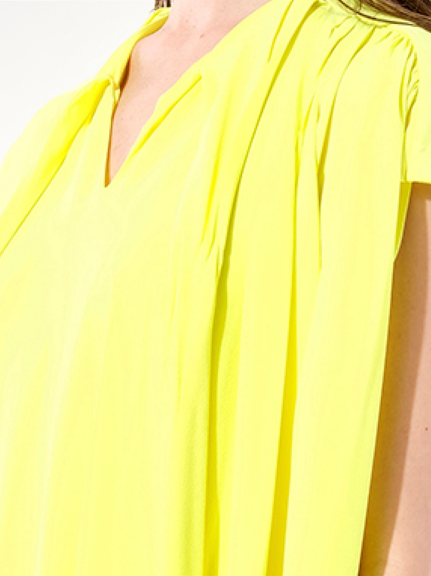BALENCIAGA Crepe Dress (Yellow)