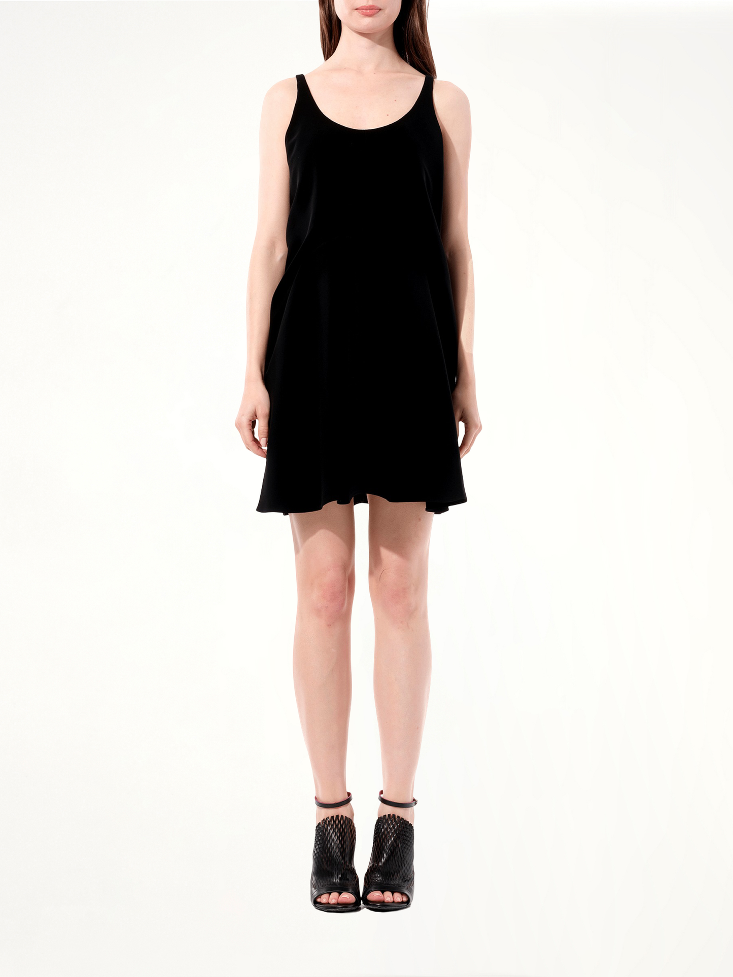 BALENCIAGA Crepe Dress (Black)