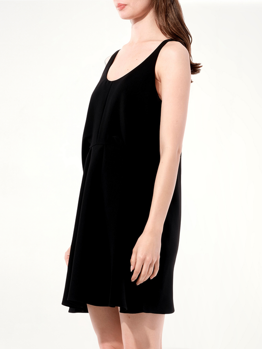 BALENCIAGA Crepe Dress (Black)