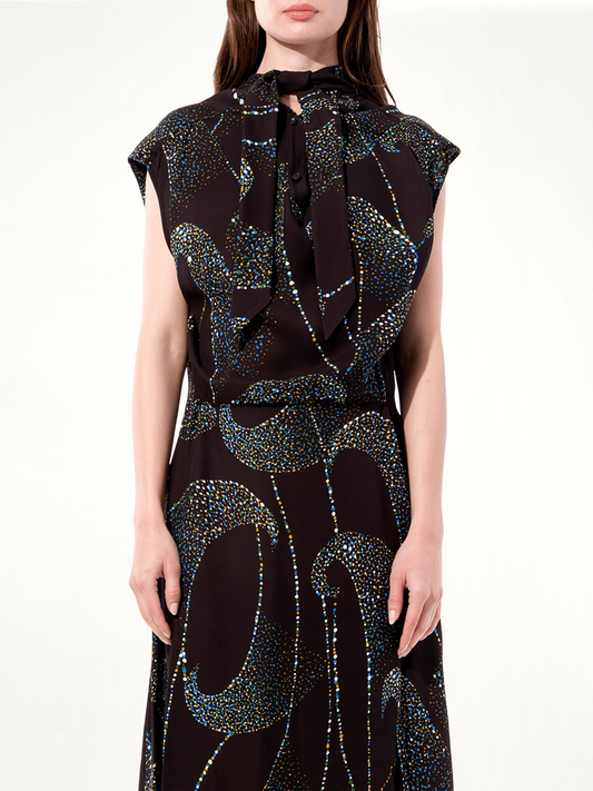 Image of Dresses. Productname: BALENCIAGA Crepe Dress in BLACK colour by brand - BALENCIAGA