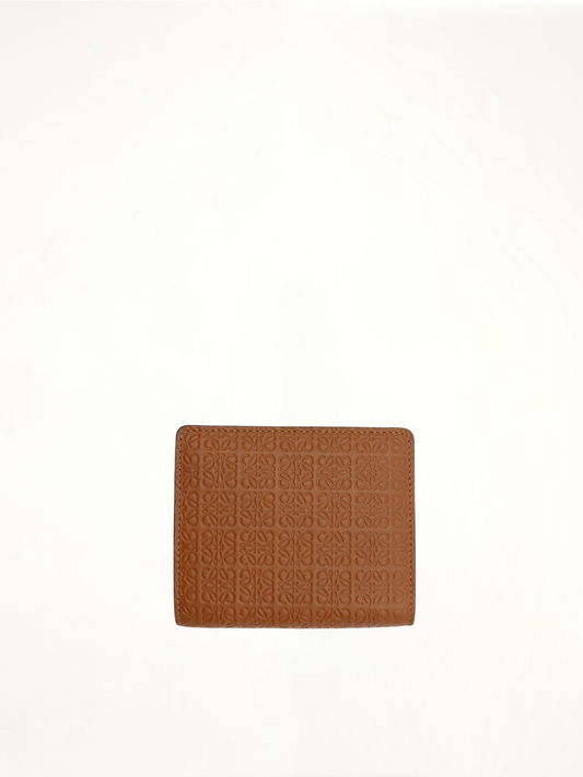 LOEWE Repeat Compact Zip Wallet (Tan)
