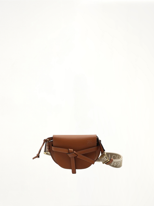 Image of Bags. Productname: LOEWE Mini Gate Dual Bag in Tan colour by brand - LOEWE