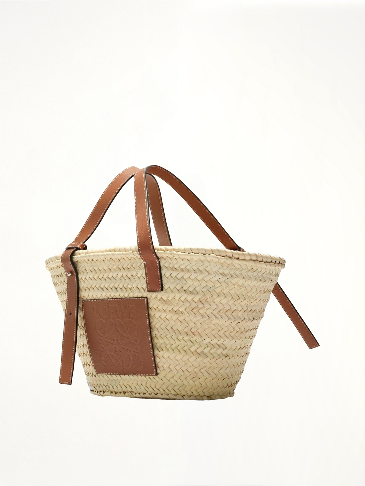LOEWE Medium Basket Bag (Natural)