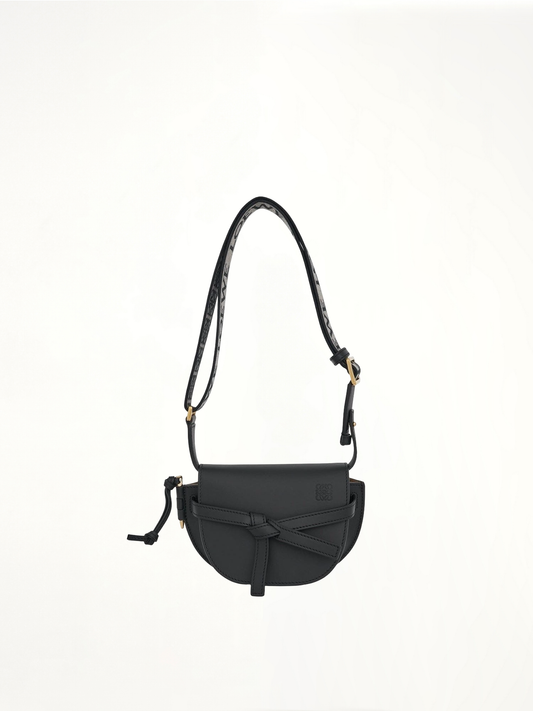 Image of Bags. Productname: LOEWE Mini Gate Dual Bag in Black colour by brand - LOEWE