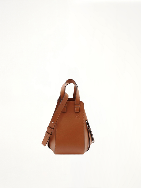 Image of Bags. Product name - Small Hammock Bag in Tan colour by brand - LOEWE